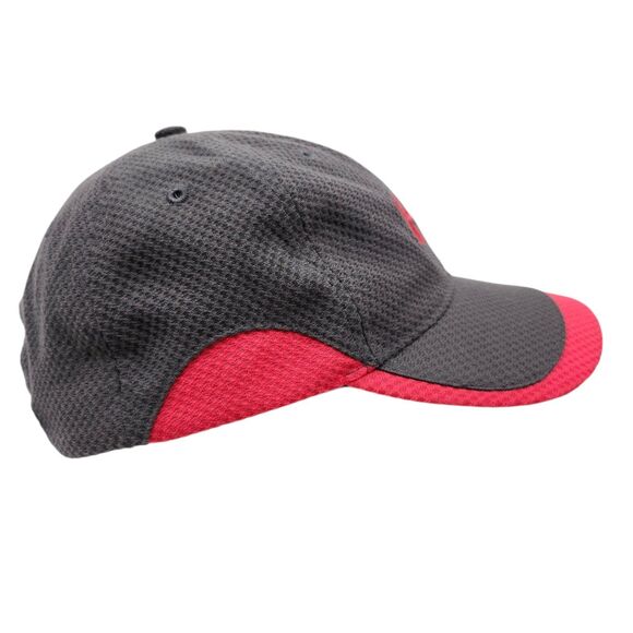 Under Armour Strapback Hat Cap Womens Gray Red Embroidered Adjustable Casual - Picture 4 of 8